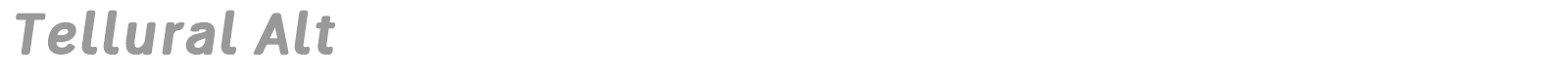 Tellural font preview